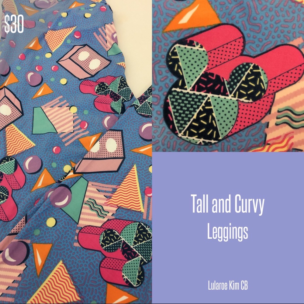 Lularoe TC Disney Mickey Leggings